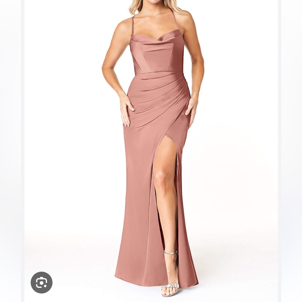 Azazie Mariza Açaí Bridesmaid Dress